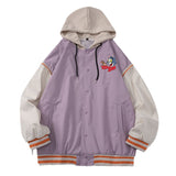 Tom and Jerry Hoodie Autumn and Winter Printing Coat Men's Hooded Loose Jacket