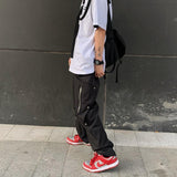 Harajuku Clothing Straight Leg Pant Baggy Pants Straight Cargo Pants Hip Hop Trousers for Men