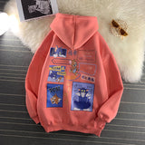 Tom and Jerry Hoodie Plus Velvet Thickening