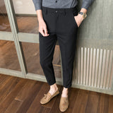 Men Trousers Casual Light Business Trousers