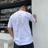 CHH Chrome Heart T Shirt Spring/Summer Embroidered round Neck Short Sleeve T-shirt for Men and Women