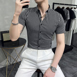 Men Shirts Short Sleeve Shirt