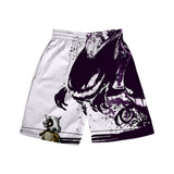 Men and Women Pokemon Pikachu Pant Pokémon Haunter Men's Tether Shorts