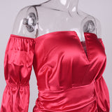 Women Summer Dresses Mini Dress Autumn Women's Nightclub Sexy V-neck Short Skirt Dress