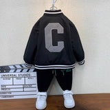 Toddler Boys Jackets Boys' Coat Children's Baseball Uniform Spring and Autumn