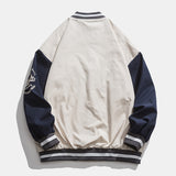 Dodgers Letter Man Jacket Outfit Senior Jackets Varsity Baseball College Coat Autumn Coat Men Loose Jacket