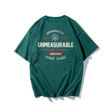 Man Summer T Shirt Letter Printed Round Neck