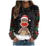 Black Christmas Sweater Fall/Winter Women's Sweater