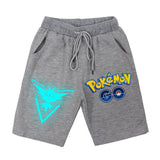 Men and Women Pokemon Pikachu Pant Pokemon Pokemon Bica Printed Children's Shorts