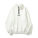 Kanye West Sunday Service Sweatshirt Autumn And Winter Zipper Drop-Shoulder Sweatshirt