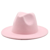 Walter White Fedora Fur Felt Hat Men and Women Autumn Winter Retro Fedora Hat