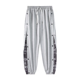 Men Sweatpants All-Match Men's Spring Casual Pants Color Matching