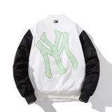 New York NYC Varsity Jacket Autumn and Winter Bomber Jacket Embroidered Hip Hop Baseball Uniform