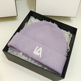 Dogers Winter Hat Fashion Letters Woolen Cap Female Autumn and Winter Leisure