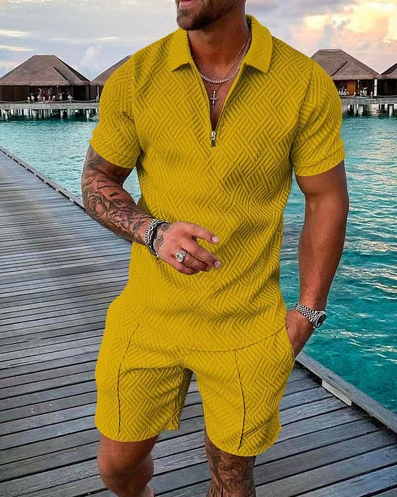 Polo Shirts Short Sleeve Pullover Leisure Men's T-shirt