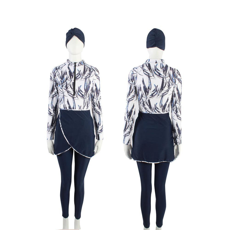 Burkini Muslim Swimwear Printed Swimsuit