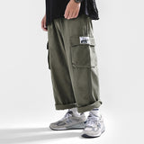 Men Cargo Pants Loose Large Size Spring and Autumn