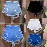 Women Denim Shorts Ripped Jeans Women's Shorts