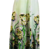 Women Bohemian Dress Summer Spaghetti Straps Sleeveless Loose Printed Dress