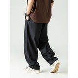 Men Cargo Pants Spring Loose Trousers Simple All-Matching Casual Trousers Men