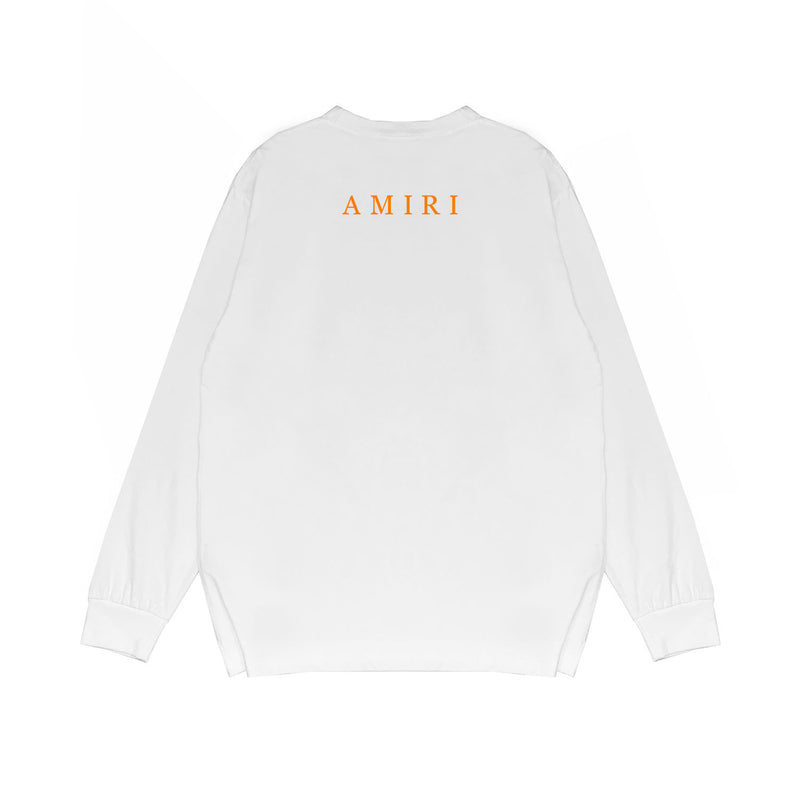 Amiri Long Sleeve T-shirt Trendy Brand Long Sleeve T-shirt Shirt