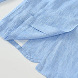 Men Linen Suits Spring Linen Suit Loose Linen Cardigan