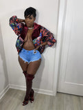 Women Denim Shorts Worn Ripped Stretch Jeans Women's Shorts
