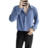 Men Shirts Long Sleeve Shirt