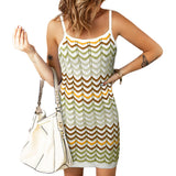 Nina Parker Dresses Slim Fit Slip Dress Women's Sweater Sleeveless Dress