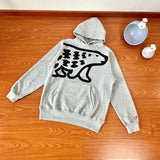 Human Made Hoodie Polar Bear Velvet Padded Hooded Sweatshirt Loose Couple