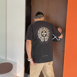 CHH Chrome Heart T Shirt Spring/Summer Printed round Neck Short Sleeve T-shirt for Men and Women