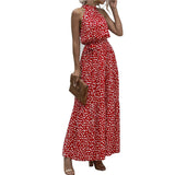 Beth Dutton Bohemian Dress Summer Spring Midi Dresses Summer Waist-Controlled Lace-up Long Dress