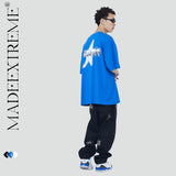 Blackair T Shirt Summer Short Sleeve Loose round Neck T-shirt