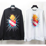 Palm Angels Angels Letter Print Sweatshirt Men's and Women's Casual High Street Loose Pullover