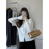 Preppy Aestitic Outfits V-neck Long Sleeve Sweater