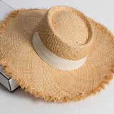Straw Hat Sun-Proof Straw Hat Vacation Beach Hat