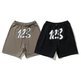 Rrr123 Shorts Drawstring Shorts Vintage Sweatpants Summer