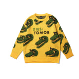 Dinosaur Sweaters Cartoon Dinosaur Jacquard Sweater