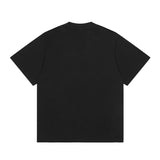 Present T Shirt Vintage Distressed Python Print Loose round Neck T-shirt Couple