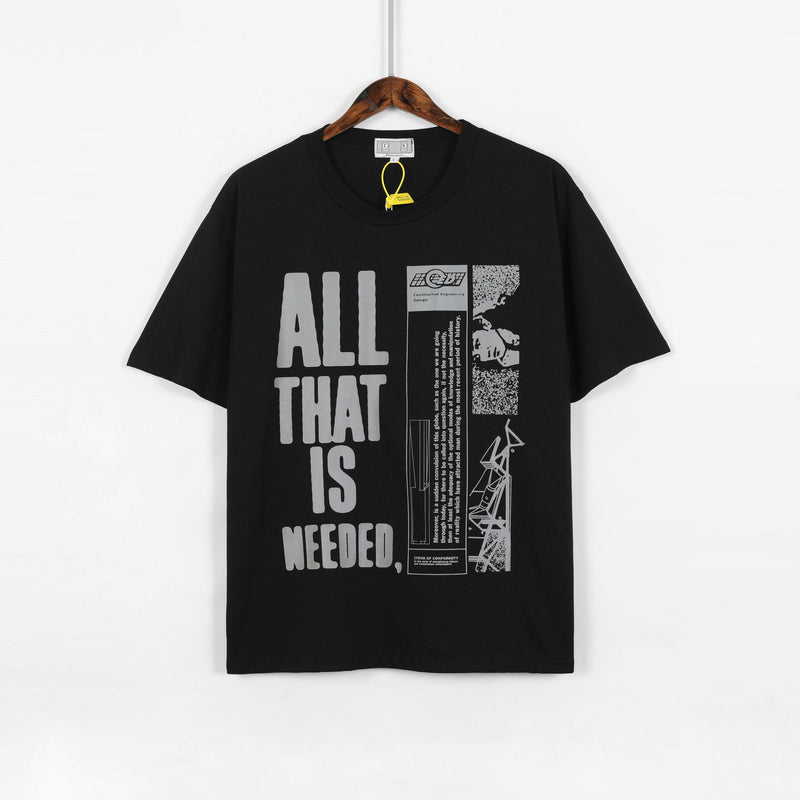 Cavempt Ce Life Cav @ Empt 3M Reflective Printing Male and Female Couple Short Sleeve