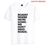 Back to the Future Costume Printed Men's and Women's T-shirt Summer Short Sleeve