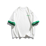 Men T Shitrs Three-Dimensional Letter Printed T-shirt