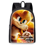 Shadow Backpack Cartoon Sonic 2 Children's Backpack Student Outdoor Casual Boys and Girls Schoolbag
