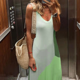 Women Dress Summer Loose Bohemian Midi Strap Dress