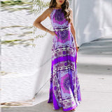 Women Bohemian Dress Summer Sexy Printed Dress