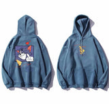 Tom and Jerry Hoodie Winter Clothing Autumn Hooded Sweater Autumn and Winter