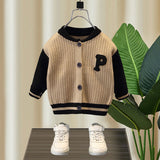 Toddler Boys Jackets Boys' Sweater Knitted Small Children