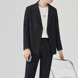 Double Brewed Seersucker Suit Autumn and Winter Suit Slim Fit Casual