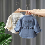 Toddler Boys Jackets Boys' Shirt Autumn Cool Handsome Top