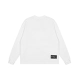 We11done Hoodie Letter round Neck Loose Men's and Women's Sweater